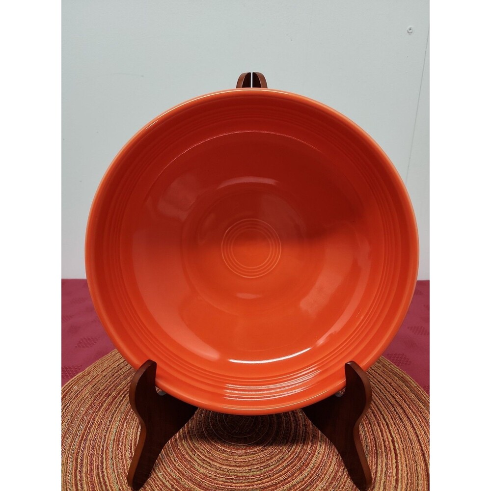 Fiesta Large Bistro Coupe Serving Bowl 9.63 Inch In Poppy MadeThe USA 64 Oz. EUC